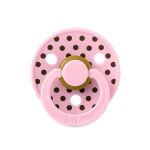 Соска пустушка BIBS Pacifier Studio Colour Polka Small Latex Baby Pink Mocha