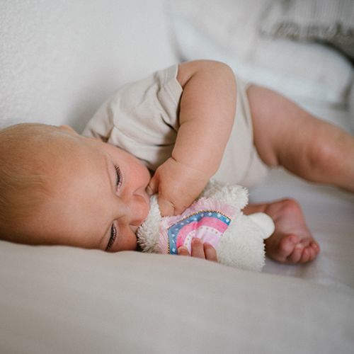 Іграшка обіймашка Baby ono Лама блакитна