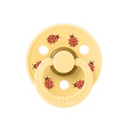 Соска пустышка BIBS Pacifier Studio Colour Ladybug Friends Latex Pale Butter