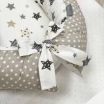 Кокон Baby Design Старс сіро-бежевий