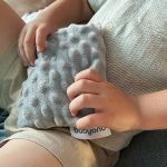 Антиколікова грілка Baby ono p кісточок вишні термофор сіра