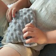 Антиколікова грілка Baby ono p кісточок вишні термофор сіра