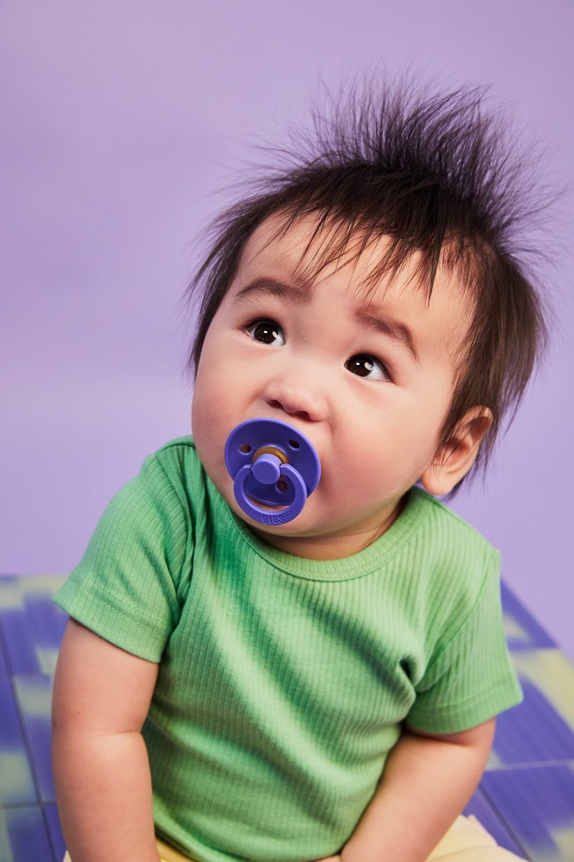 Соска пустушка BIBS Pacifier Colour Latex Grape