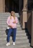 Джинси для вагітних mom fit Monton темно синій