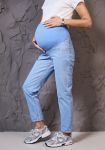 Джинси для вагітних mom fit Monton блакитні