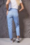 Джинси для вагітних mom fit Monton блакитні