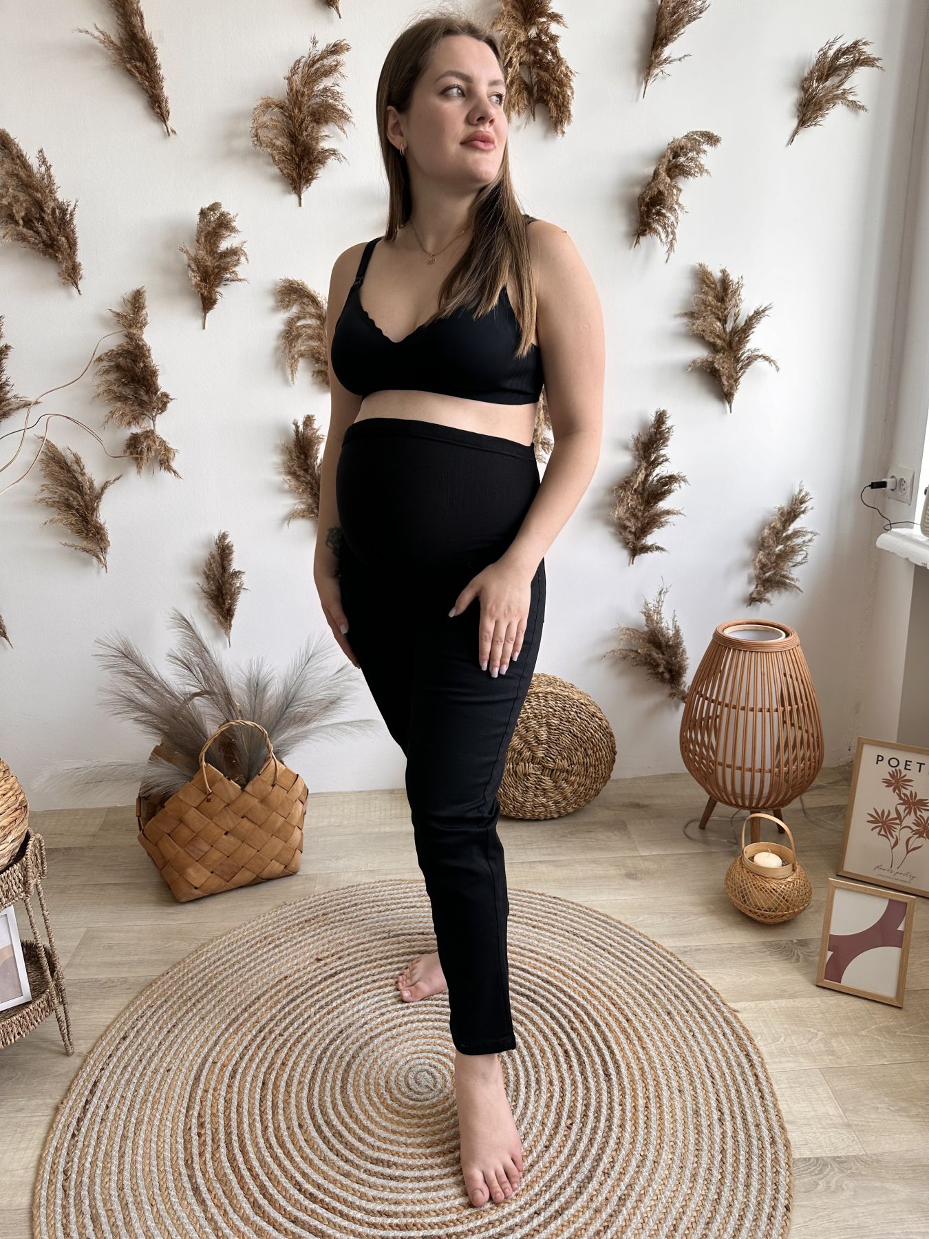 Джинси для вагітних Busa MOM FIT чорні