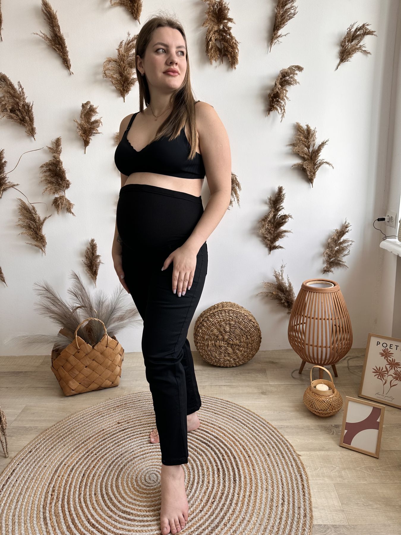 Джинси для вагітних Busa MOM FIT чорні