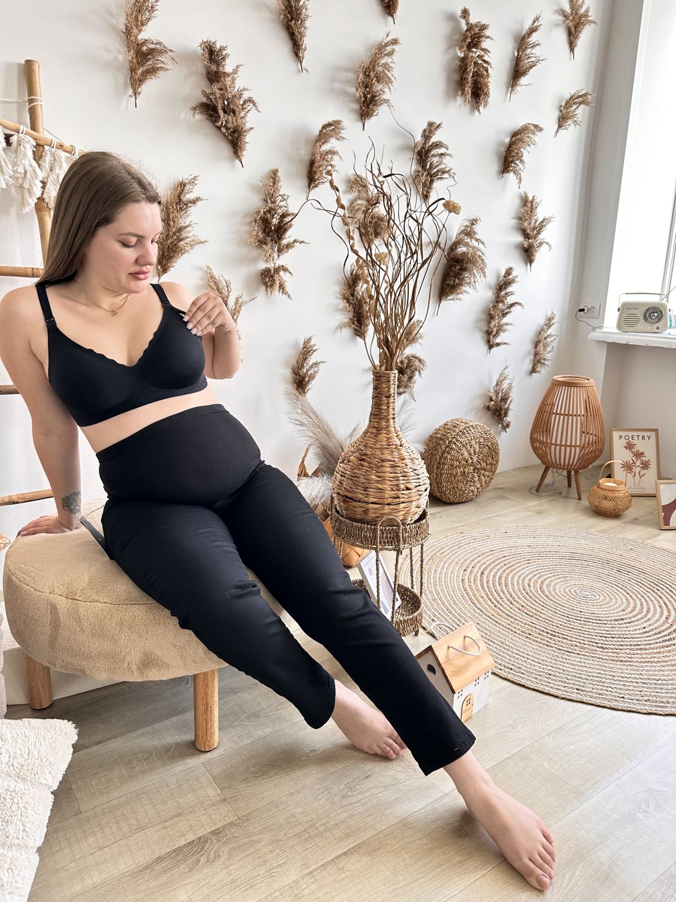 Джинси для вагітних Busa MOM FIT чорні
