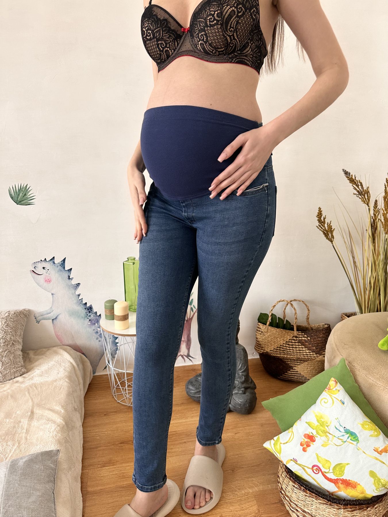 Джинси для вагітних Busa skinny
