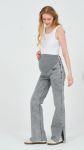 Джинси для вагітних Busa Straigt slit jeans прямі сірі