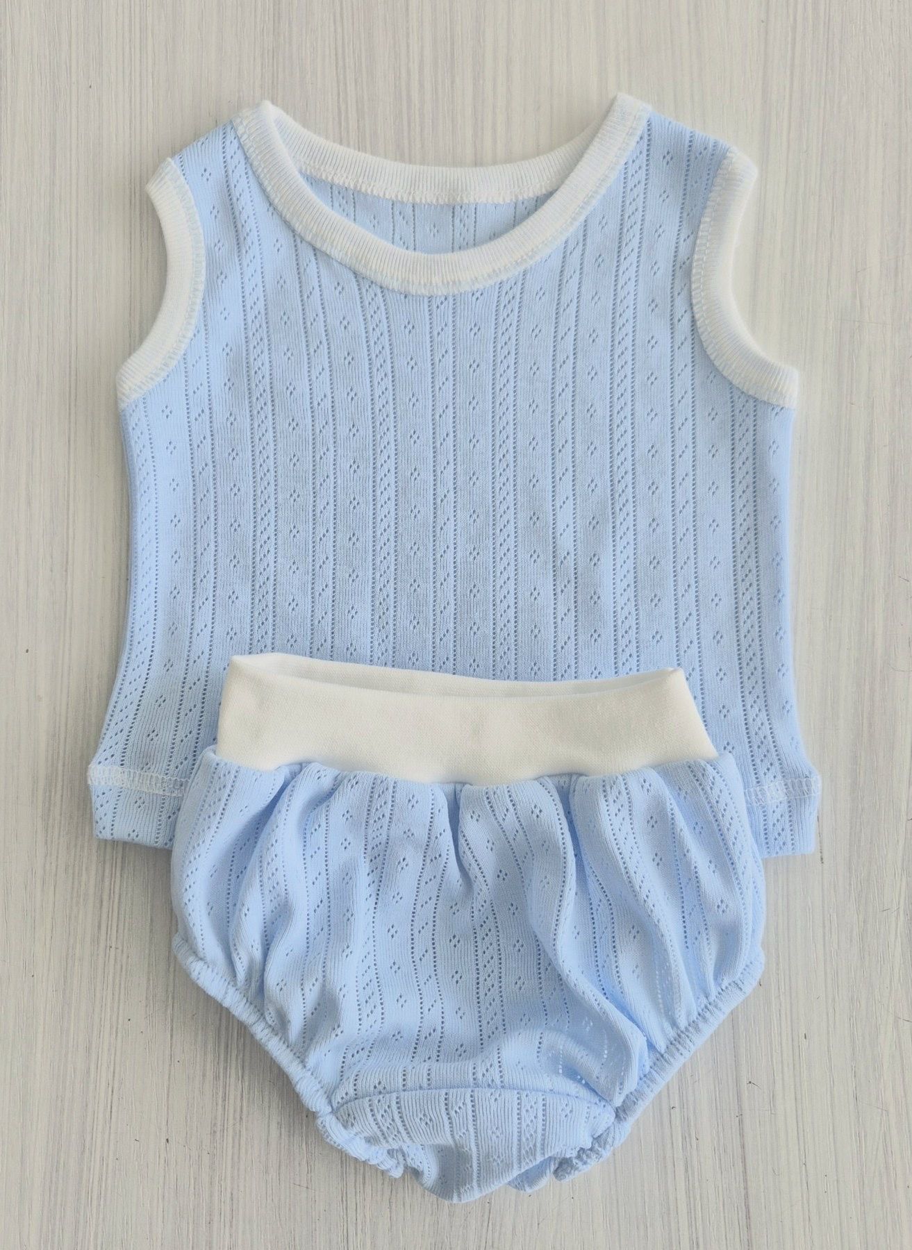 Комплект майка та трусики Happytot блакитний