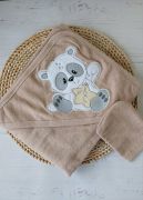 Рушник для немовлят Baby Shez бежевий ведмідь