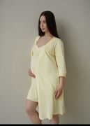 Халат для вагітних Мамин дом жовтий
