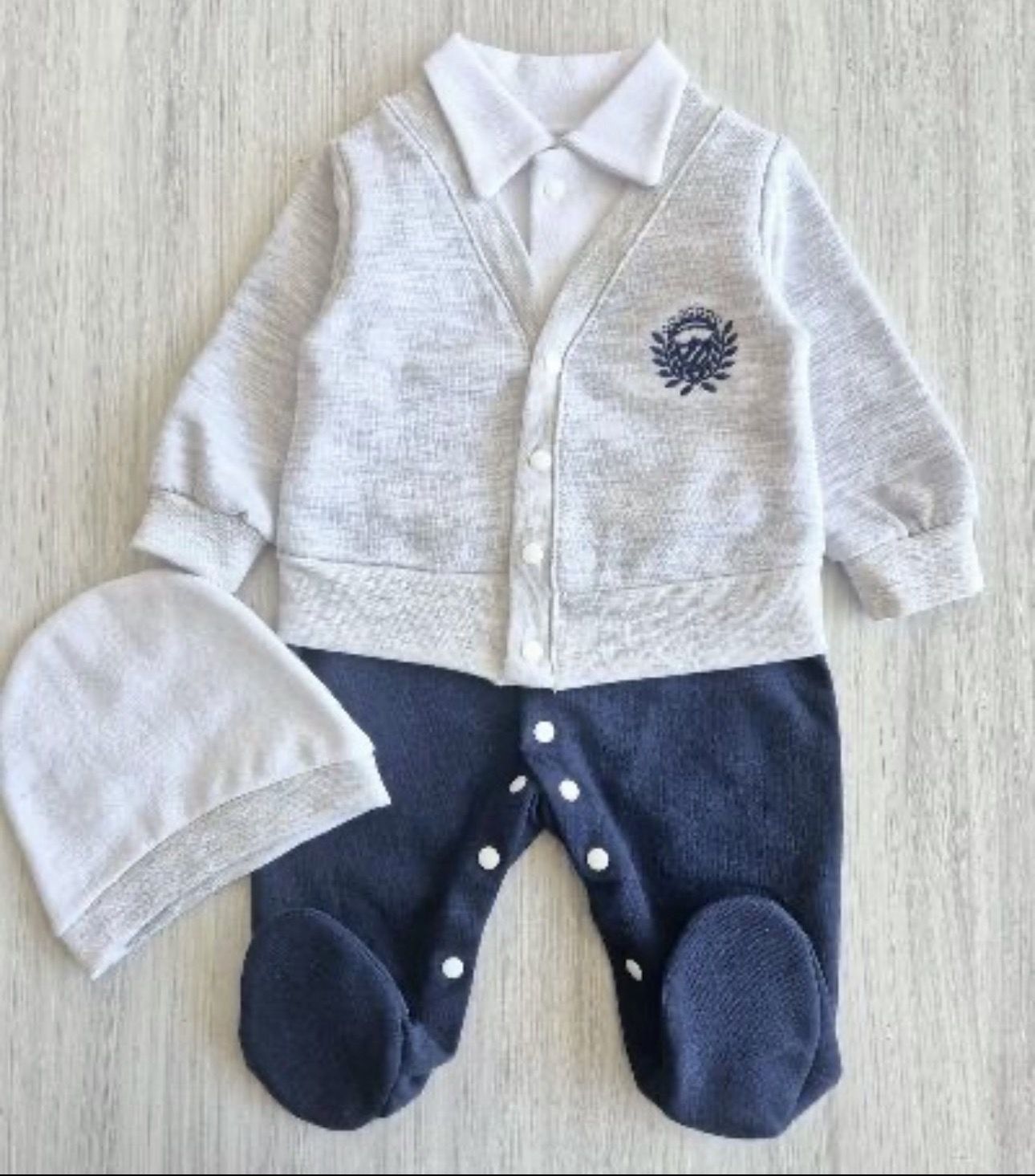 Комбінезон на виписку для хлопчика HappyTot