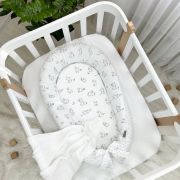 Кокон Baby Design Зайчики на білому
