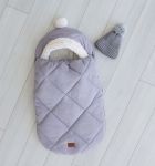 Конверт-кокон зимовий Baby сірий