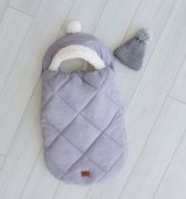 Конверт-кокон зимовий Baby сірий