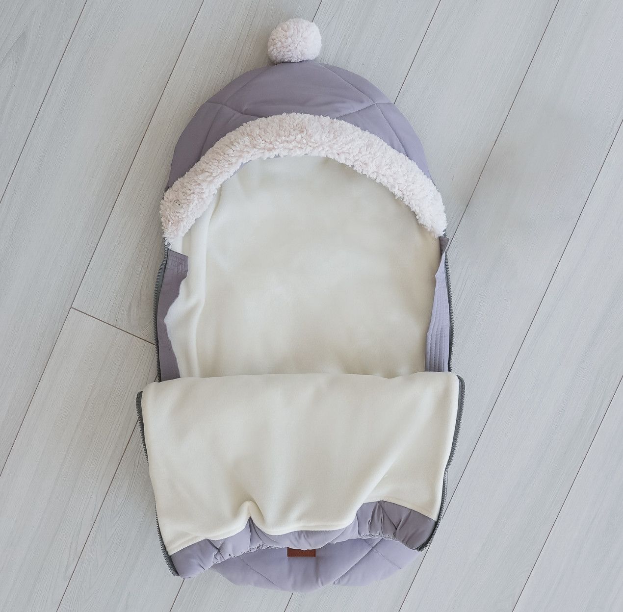 Конверт-кокон зимовий Baby сірий