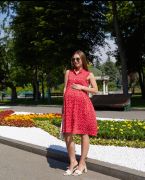 Плаття для вагітних Sofia червоне