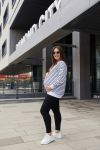 Лосини в рубчик з начісом Brighton чорні