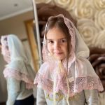 Палантин (платок) в храм детский "Світлинка"