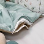 Постіль у дитячу кроватку Art Design іграшки мятний