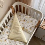 Змінний комплект постільної білизни Baby mix Ведмедик бой жовтий