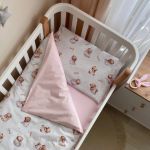 Змінний комплект постільної білизни Baby mix Ведмедик рожевий