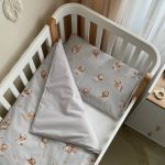 Змінний комплект постільної білизни Baby mix Ведмедик сірий