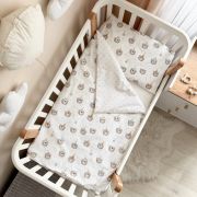 Змінний комплект постільної білизни Baby mix Ведмедики у ковпачках