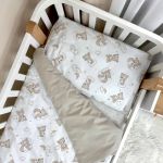 Змінний комплект постільної білизни Baby mix Ведмедик на веселці