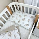 Змінний комплект постільної білизни Baby mix Ведмедик на веселці