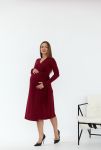 Плаття для вагітних та годуючих Bondy бордо