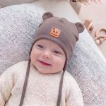 Бавовняна шапка з ведмедиком ПанПан