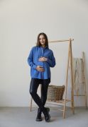 Сорочка для вагітних Varna синя