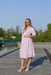 Сарафан для вагітних та годуючих Salou білий в квітку