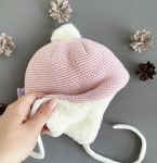 Шапочка Зимова казка рожева