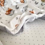 Змінний комплект постільної білизни Baby mix Тедді сірий