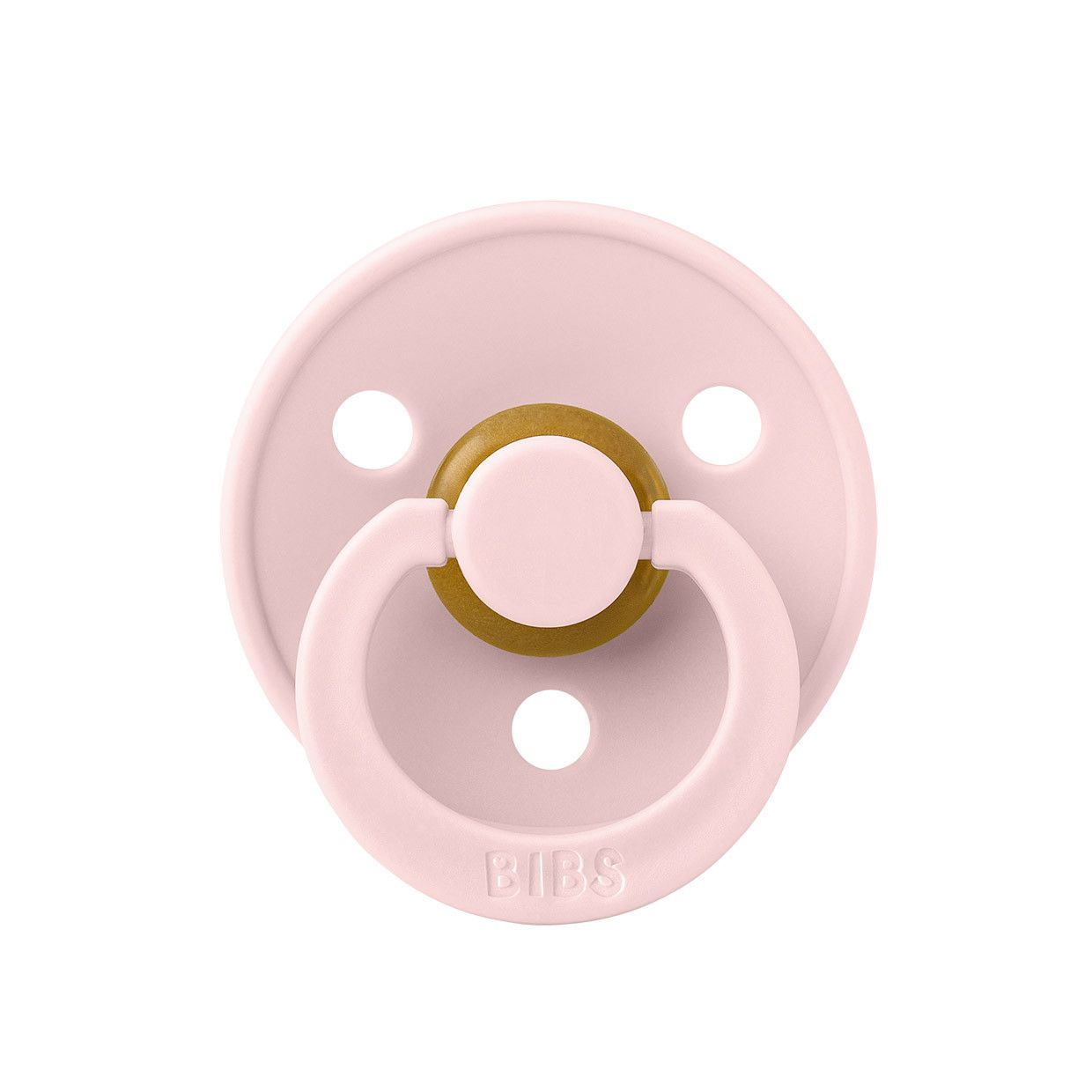 Соска пустушка BIBS Colour Latex Round (кругла) – Blossom