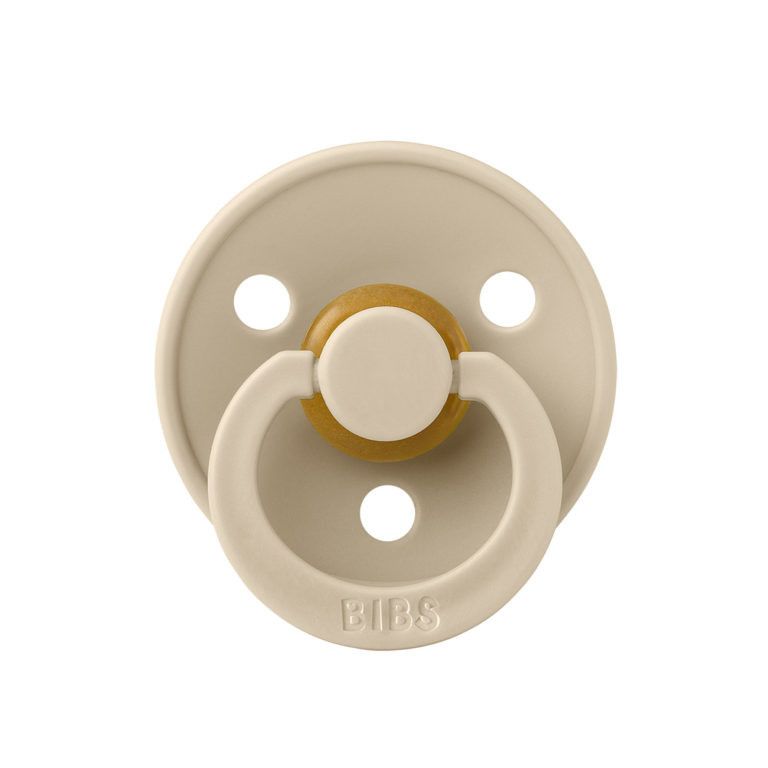 Соска пустушка BIBS Pacifier Colour Latex (кругла) – Vanilla