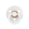 Соска пустушка BIBS Colour Latex Round (кругла) – White