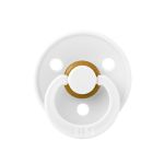 Соска пустушка BIBS Colour Latex Round (кругла) – White