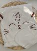 Рушник для немовлят Baby Shez котик білий