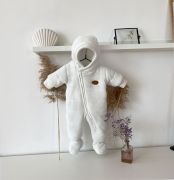 Утеплений комбинезон Marshmelloy молочний