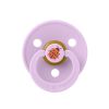 Соска пустушка BIBS Studio Colour Latex Round (кругла) Ladybug – Violet Sky