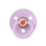 Соска пустушка BIBS Studio Colour Latex Round (кругла) Ladybug – Violet Sky