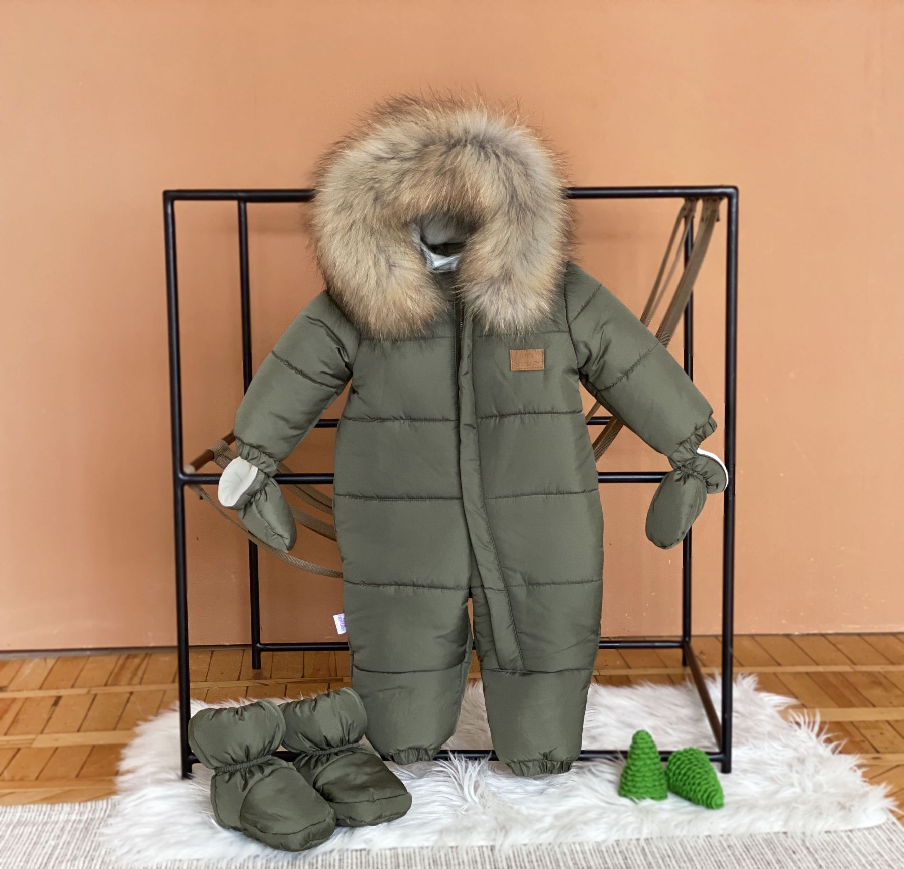 Зимний комбинезон Северленд хаки